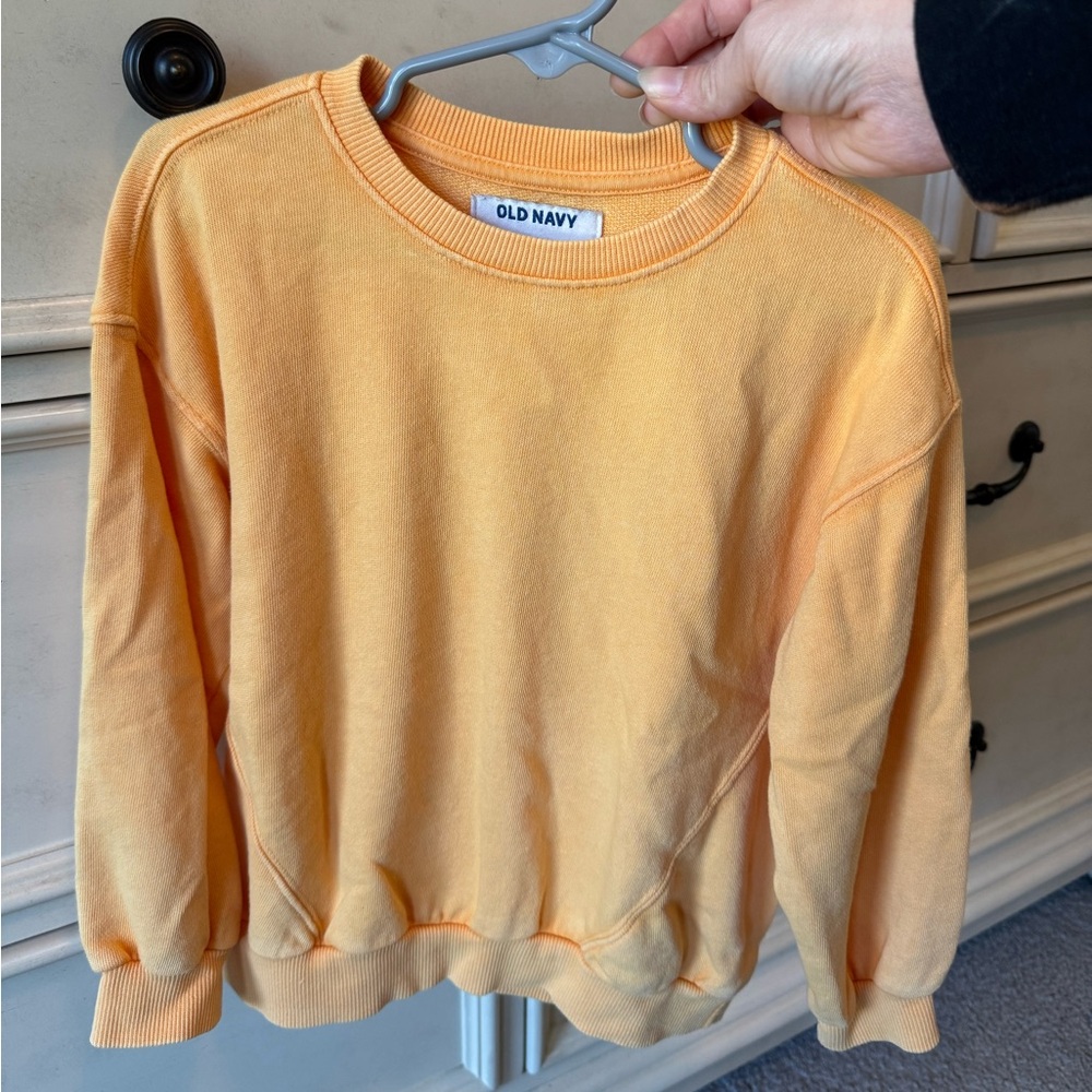 Kids Old Navy Soft Orange Pullover Sweater Size 4T - Picture 4 of 5